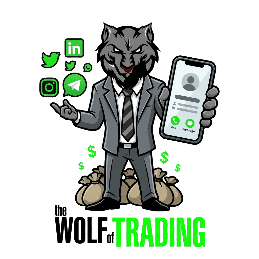 Wolf of Trading mascot